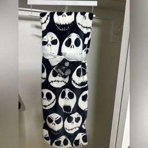 Disney NBC Nightmare Before Christmas Jack Skellington Plush Throw Blanket